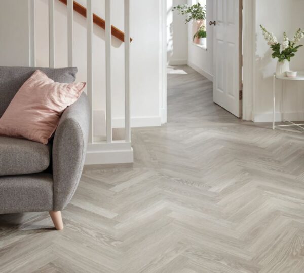 Grey Limed Oak Herringbone - Image 4
