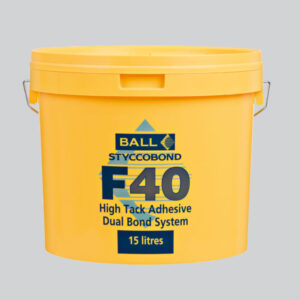 F.Ball F40 Hi Tack Release Adhesive 15ltr